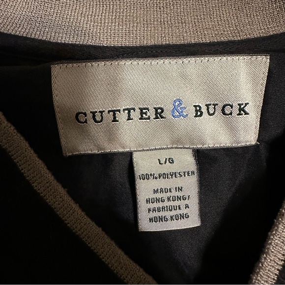 Cutter Buck Men Large Black Windbreaker Shirt - Picture 2 of 8